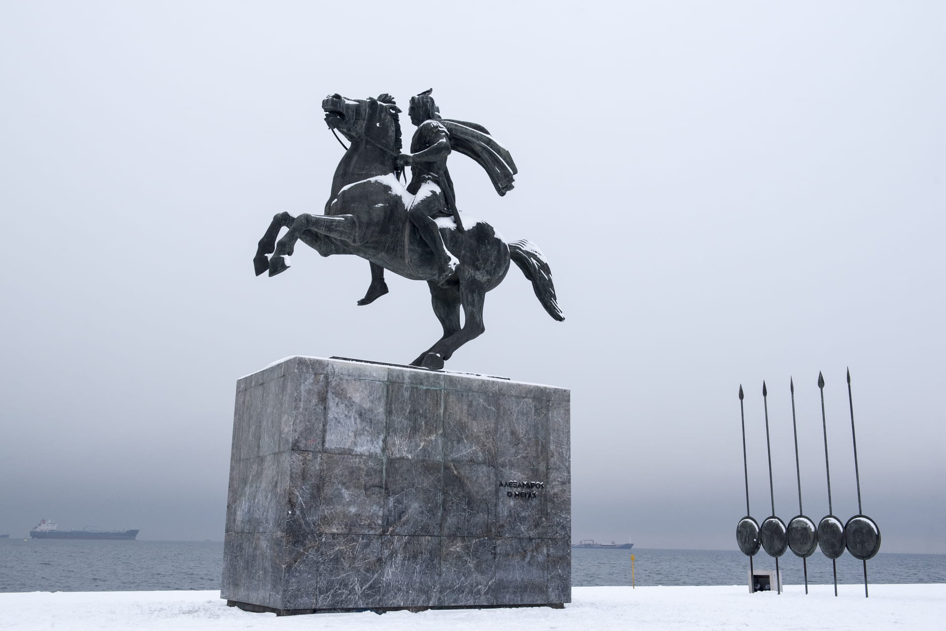 Thessaloniki in snow